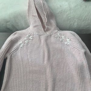 A&F KNIT SWEATER HOODIE